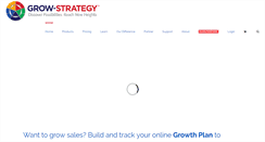 Desktop Screenshot of grow-strategy.com
